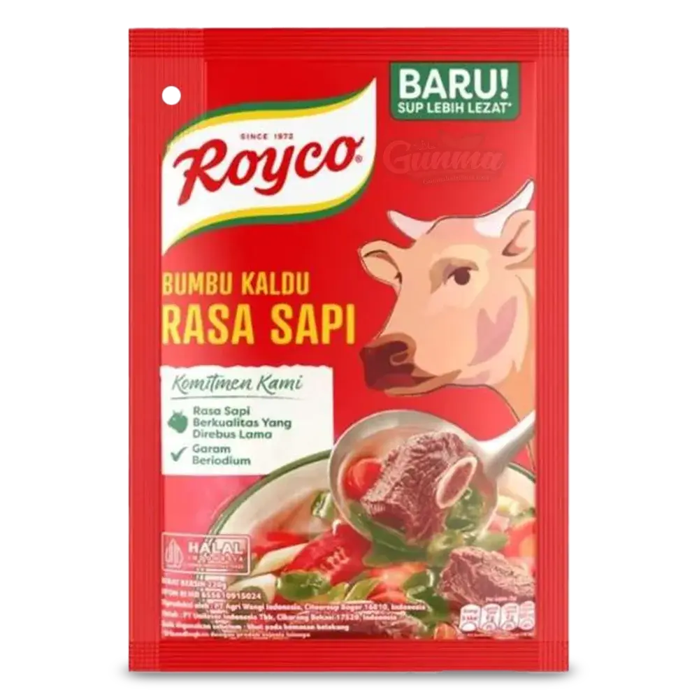 Bumbu Kaldu Rasa Sapi (Royco) | ロイコ ビーフブイヨン - Premium Halal Food Product
