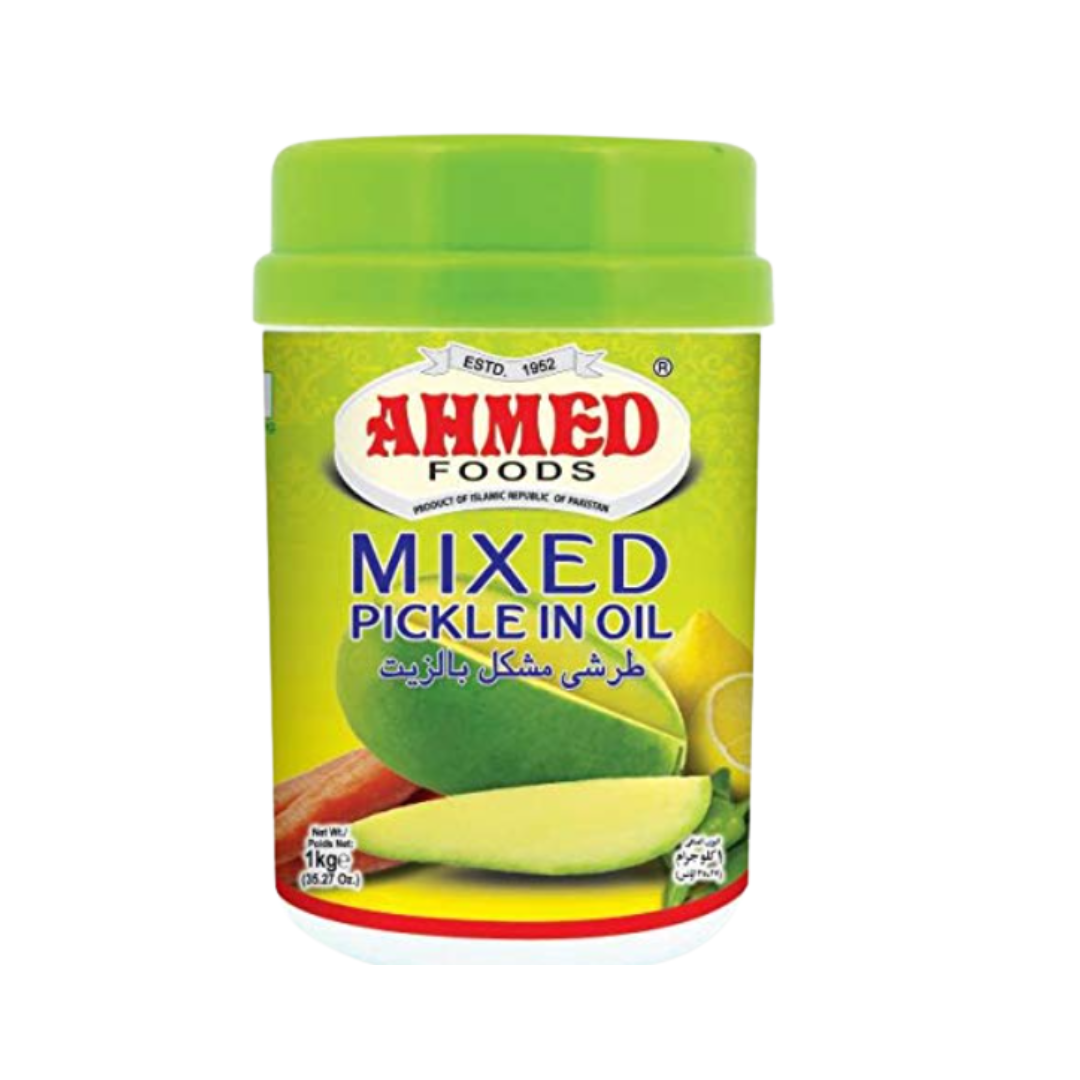 Halal Ahmed Mixed Pickle 1kg ハラール アーメッド ミックスピクルス 1kg | 南アジア食材 日本 - Premium Halal Food Product