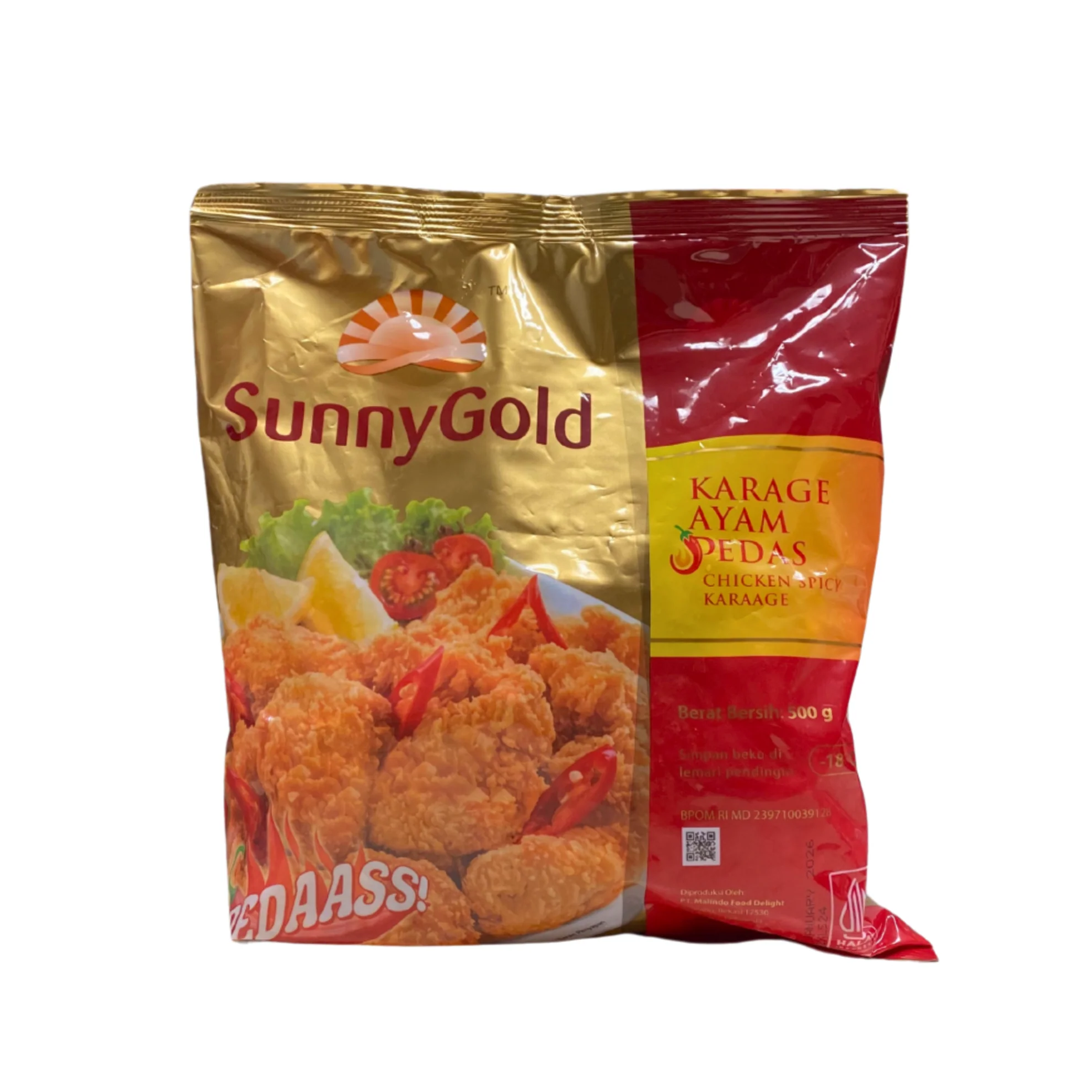 Chicken Spicy Karaage 500g Sunnygold チキンスパイシー唐揚げ 500g | 南アジア食材 日本 - Premium Halal Food Product