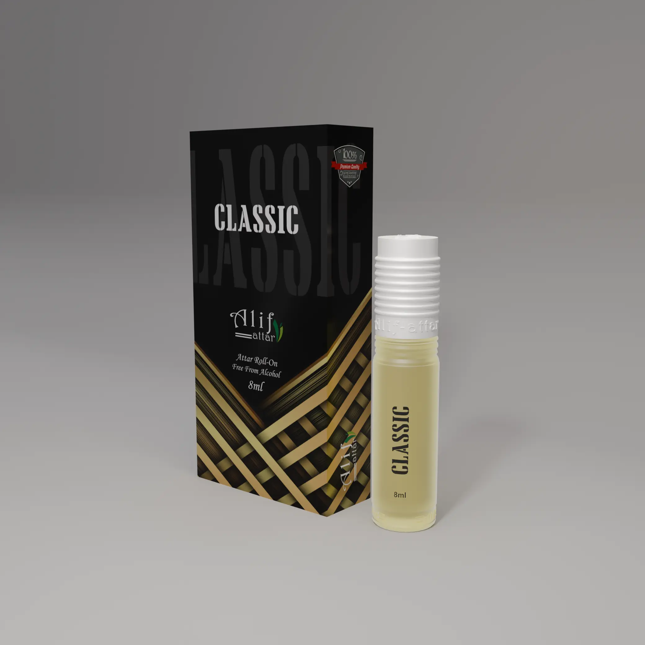 Classic Attar 8ml – Premium Natural Perfume Oil - Premium Halal Food Product
