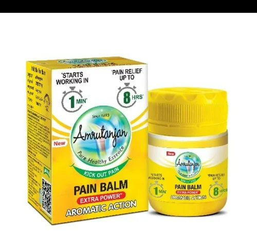 Amrutanjan Pain Balm 25.3g – Fast Relief from Headache & Body Pain - Premium Halal Food Product