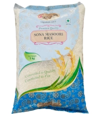 Sona Masoori ライス 5kg – 軽くて香り高い南インド産プレミアム米 - Premium Halal Food at Tabe Halal