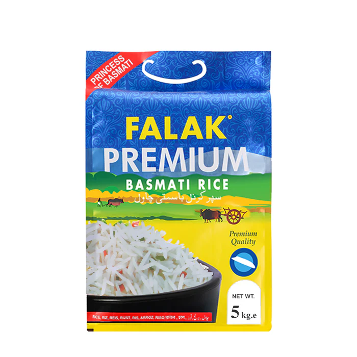 FALAK プレミアムバスマティライス 5kg|香り豊かなインド・パキスタン料理に最適 - Premium Halal Food Product