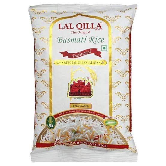 Lal Qilla White Traditional Basmati Rice 5kg | ラールキラ ホワイトトラディショナル バスマティライス 5kg - Premium Halal Food Product