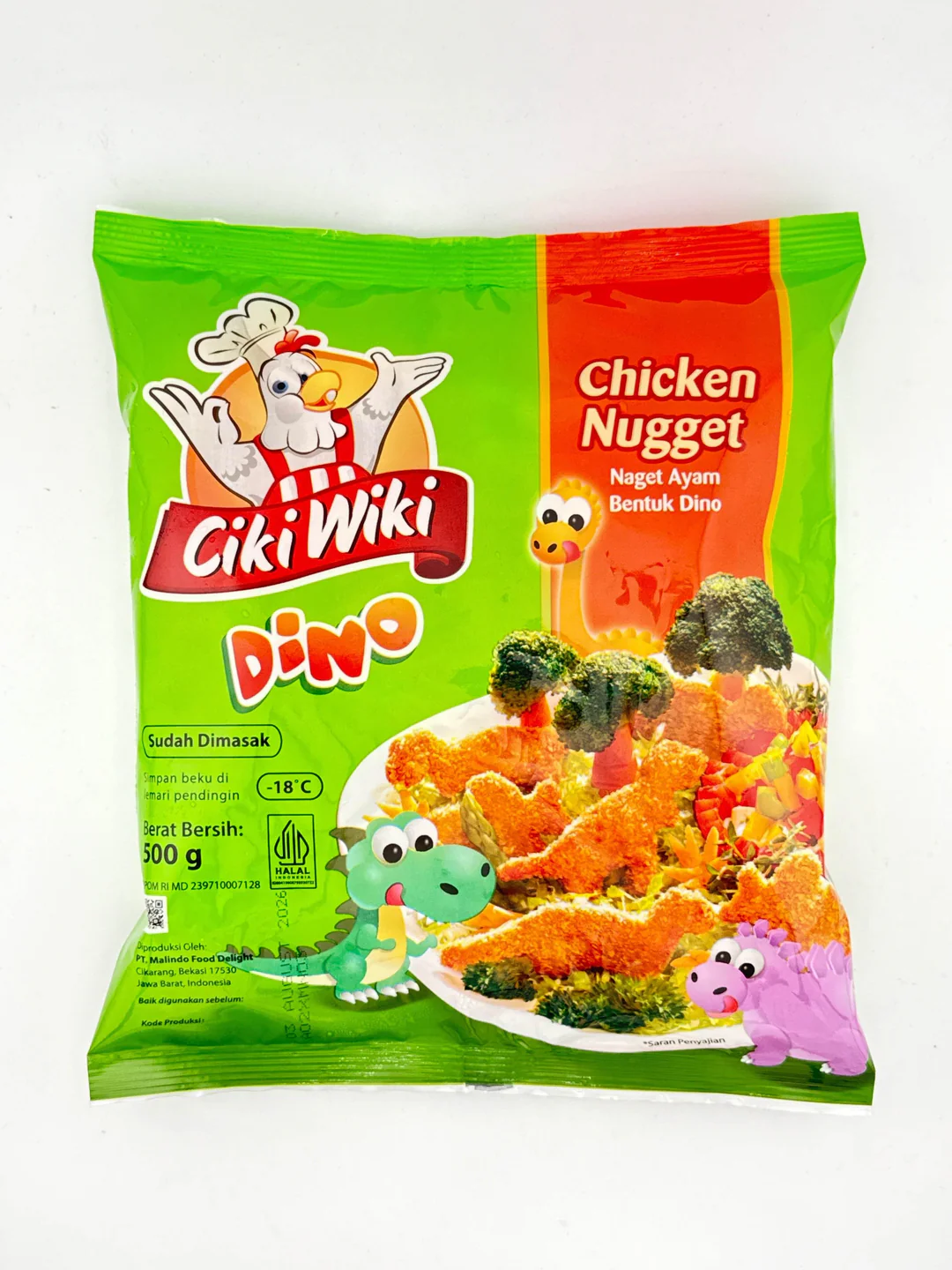 Chicken Nuggets Ciki Wiki DINO 500g|チキンナゲット ディノ型|ハラール - Premium Halal Food Product