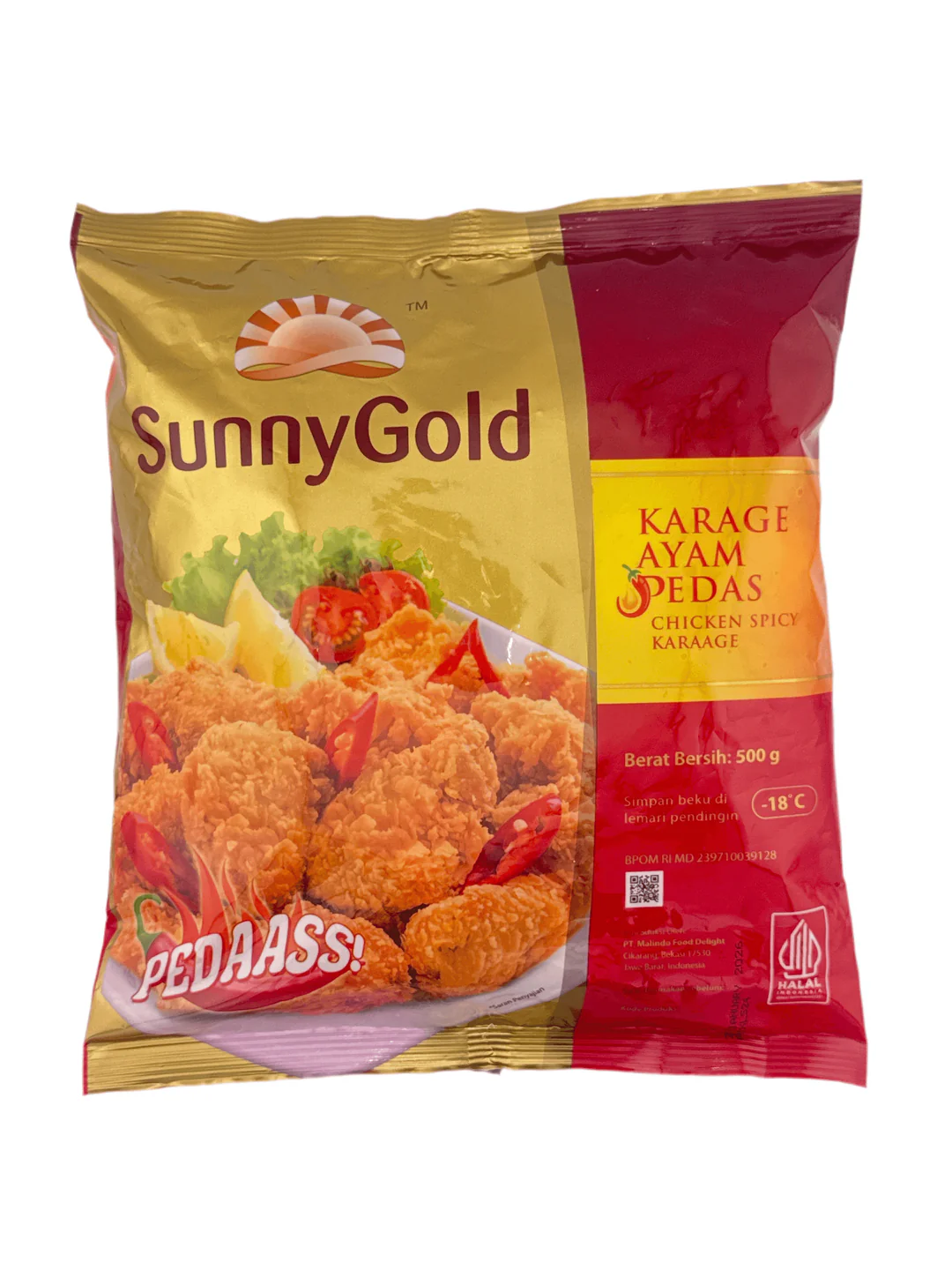 Chicken Spicy KaraAge 500g by SunnyGold – サニーゴールド スパイシーチキン唐揚げ - Premium Halal Food Product