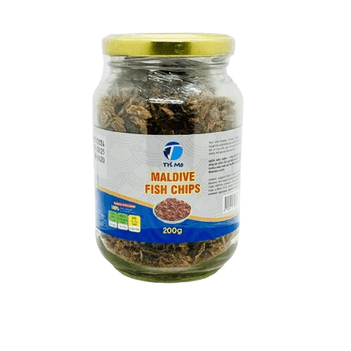 Maldive Fish Chips 200g – Premium Dried Tuna Flakes|モルディブ・フィッシュチップス(高級ツナ干し) - Premium Halal Food Product