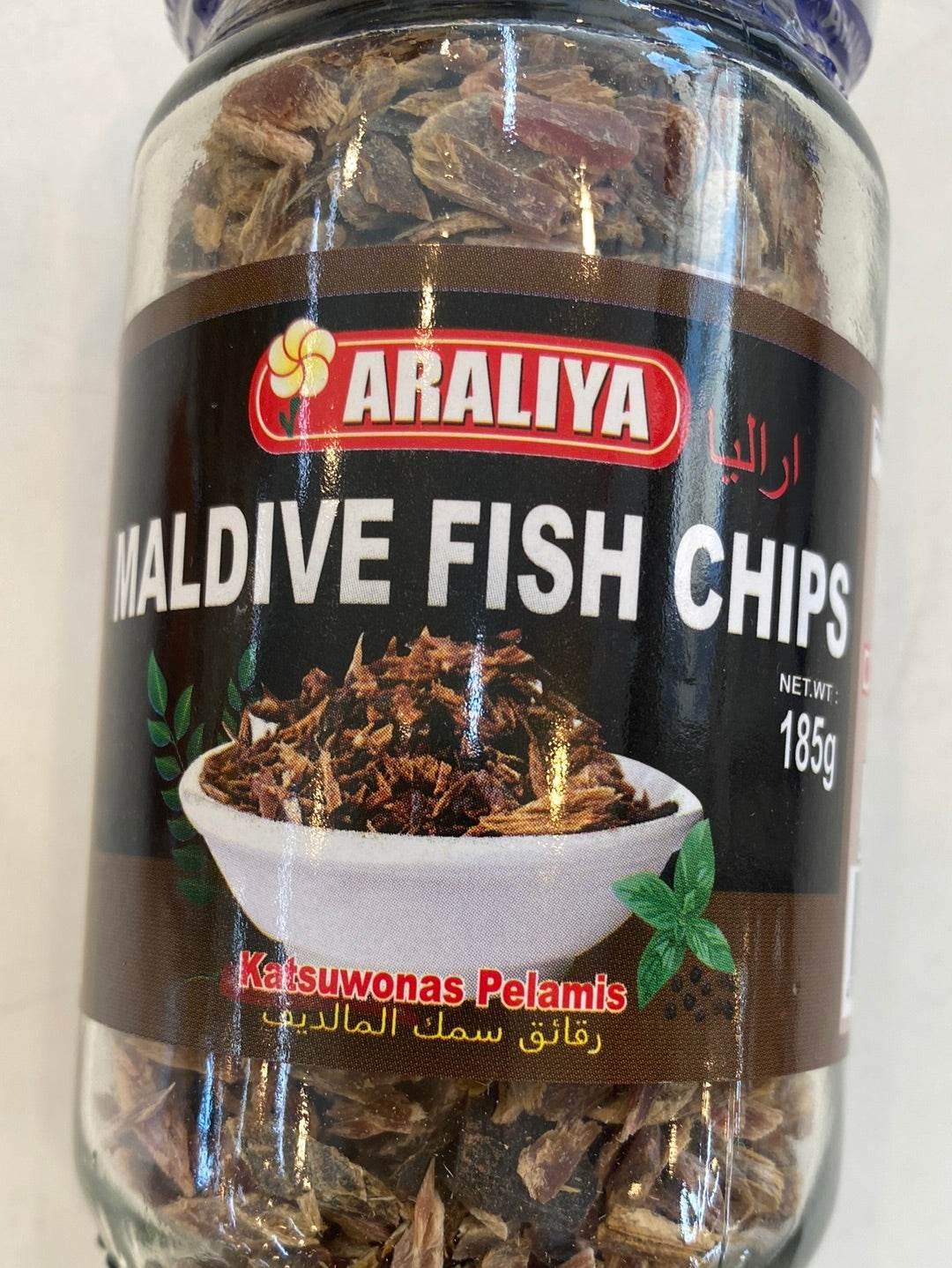 Maldive Fish Chips 185g – Dried Tuna Flakes for Curry & Sambol|モルディブフィッシュチップス 干しツナフレーク - Premium Halal Food Product