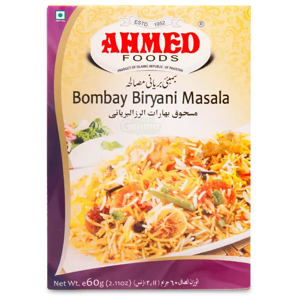 Ahmed Bombay Biryani Masala 60g | アフメド ビリヤニマサラ - Premium Halal Food Product