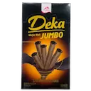 Deka Wafer Roll Jumbo Dark Chocolate 280g | ウエハーロール - Premium Halal Food Product
