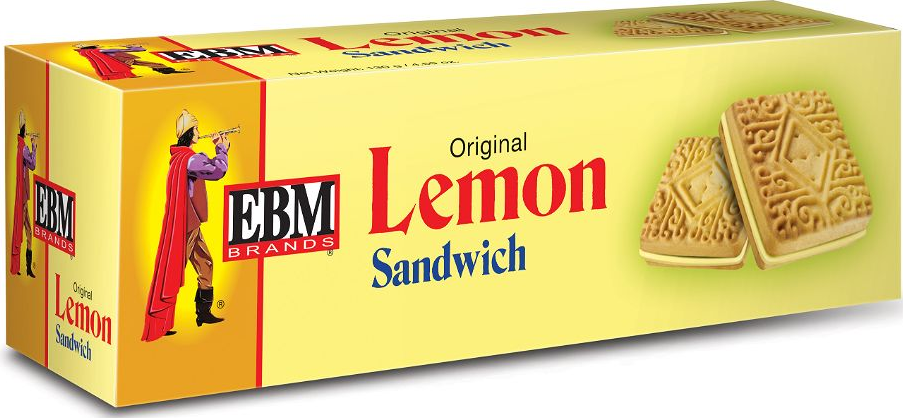 EBM Lemon Sandwich Biscuits | EBM レモンサンドビスケット - Premium Halal Food Product
