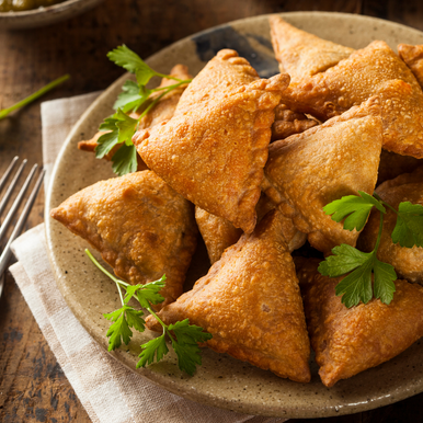 Curry Samosas 500g – ハジババ カレーサモサ - Premium Halal Food Product