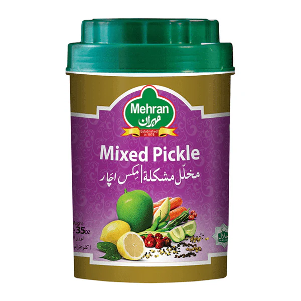 Halal Mehran Mixed Pickle 1kg ハラール メヘラン ミックスピクルス 1kg | 南アジア食材 日本 - Premium Halal Food Product