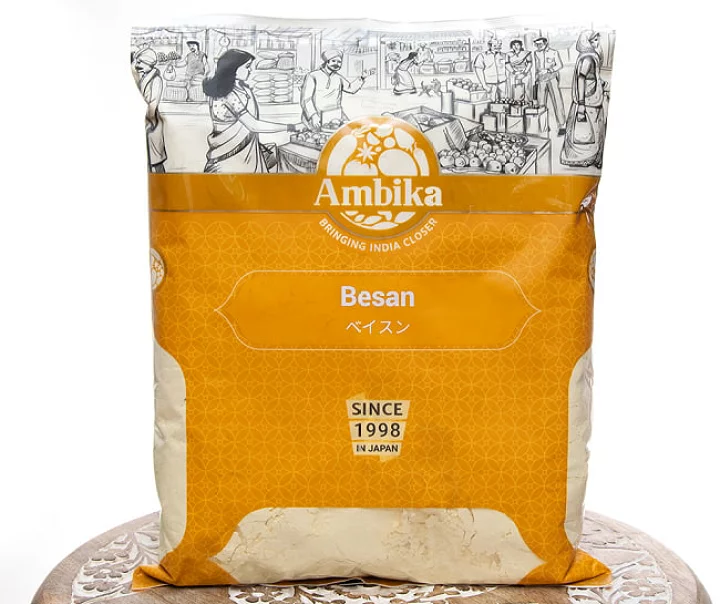 Halal Besan Flour Ambika 1kg ハラール アンビカ ベサン粉 1kg | タベハラール 日本 - Premium Halal Food Product