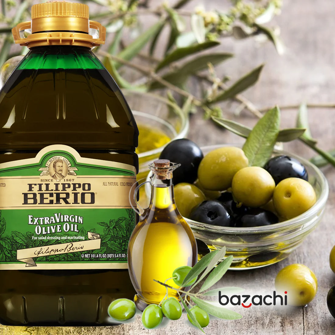 Olive Oil 5L – Pure & Healthy Cooking Oil | オリーブオイル 5L – 純粋で健康的な食用油 - Premium Halal Food at Tabe Halal