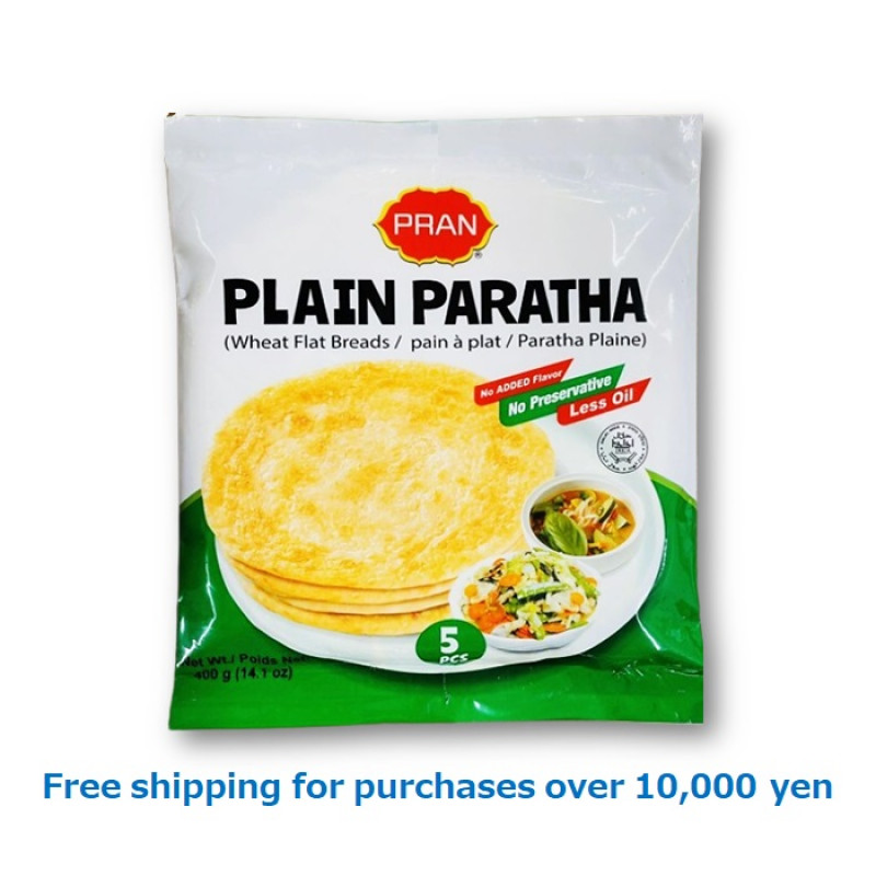 Pran Plain Paratha 5pcs プラン プレーンパラタ 5枚入り | 南アジア食材 日本 - Premium Halal Food Product