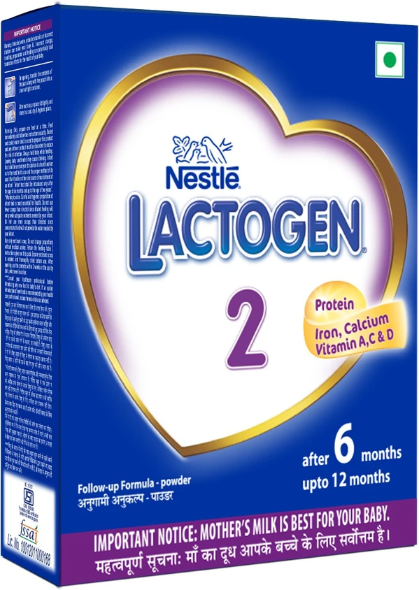 Nestlé Lactogen 2 Follow-Up Formula Milk Powder (For 6–12 Months Babies) - Premium Halal Food Product