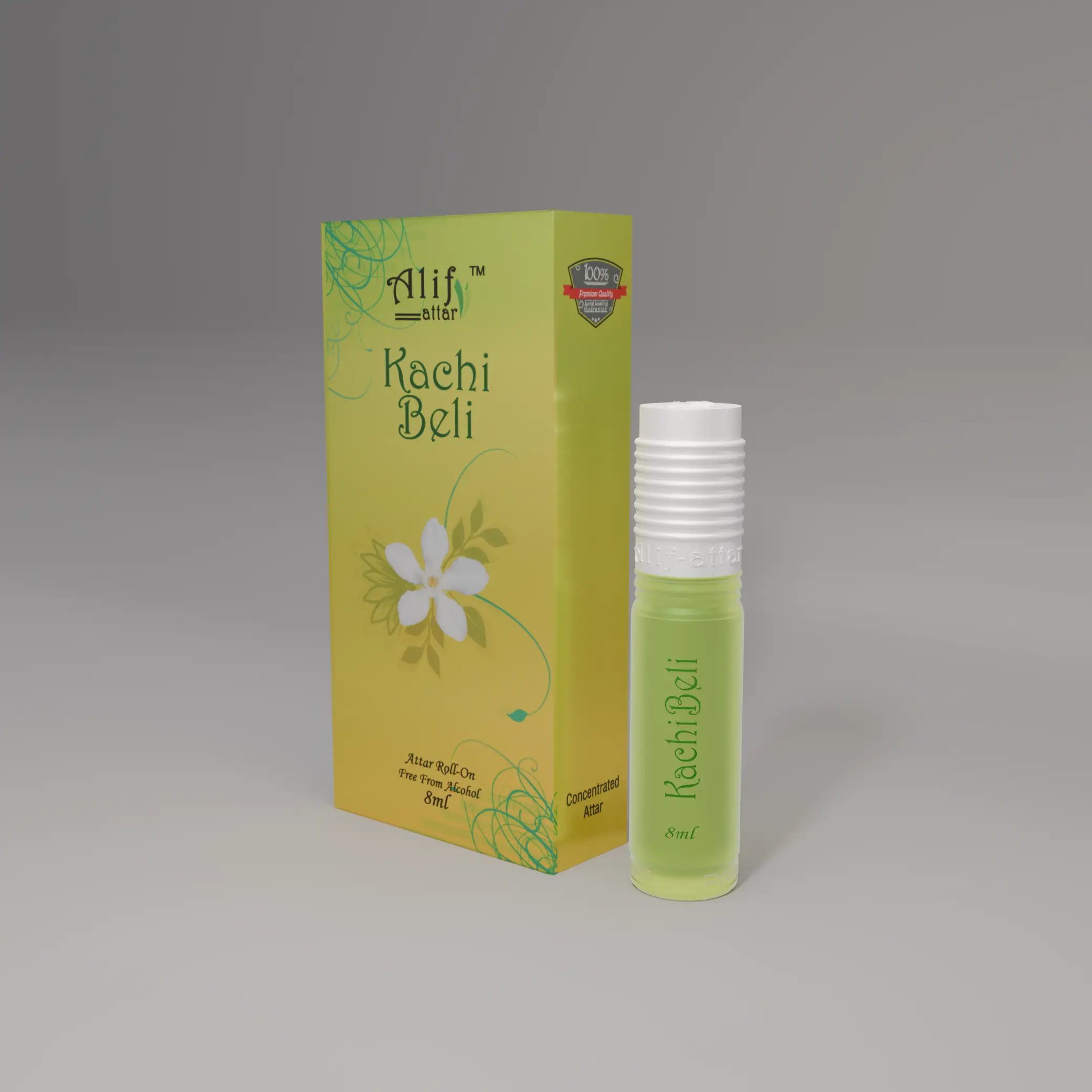 Kachi Beli Attar 8ml – Premium Natural Perfume Oil - Premium Halal Food Product