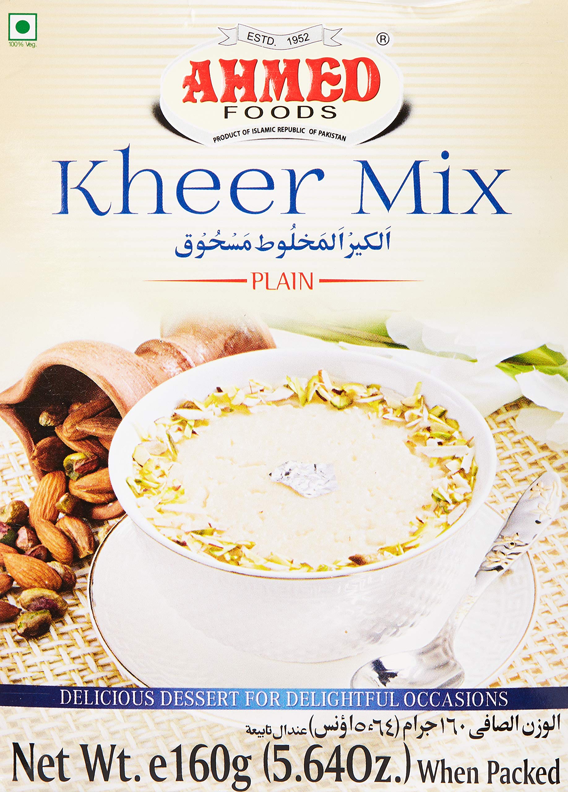 Ahmed Kheer Mix Plain 160gm   アハメド キール ミックス プレーン 160g - Premium Halal Food Product